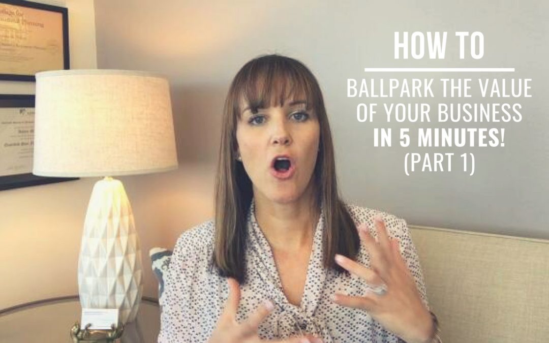 Ballpark the Value of Your Business in 5 Minutes – Part 1